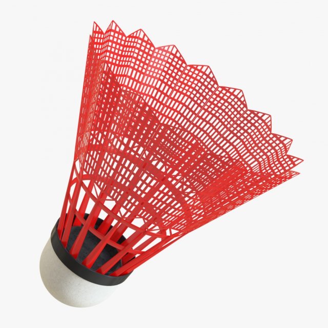 shuttlecock 01 3D-Modell .c4d .max .obj .3ds .fbx .stl .blend 
