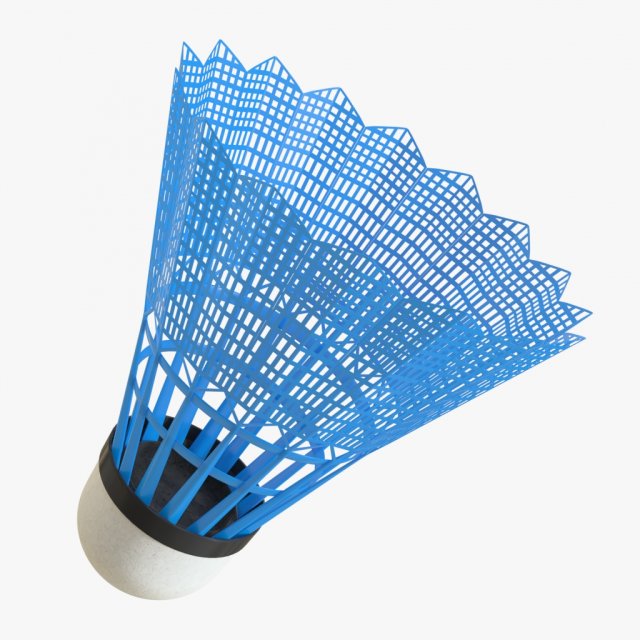 shuttlecock 01 3 3D 모델 .c4d .max .obj .3ds .fbx .stl .blend 