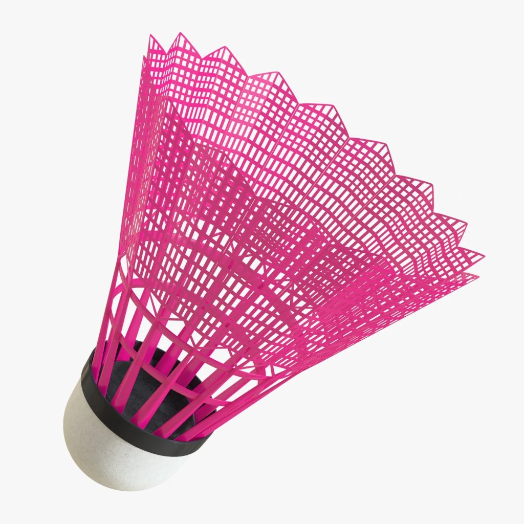 shuttlecock 01 4 3D Model .c4d .max .obj .3ds .fbx .stl .blend