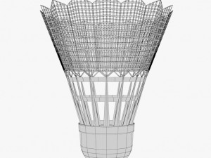 shuttlecock 01 4 3D Модель