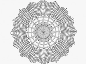 shuttlecock 01 4 3D Model
