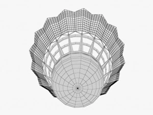 shuttlecock 01 4 3D Model