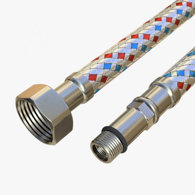 plumbing cables 01 3D Model .c4d .max .obj .3ds .fbx .stl .blend 