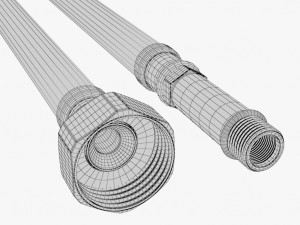 plumbing cables 01 3D Model