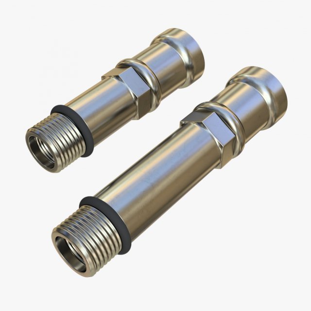 plumbing cables 01 fitting Modello 3D .c4d .max .obj .3ds .fbx .stl .blend 