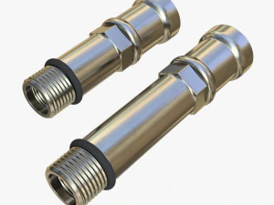 管道电缆01配件 3D 模型