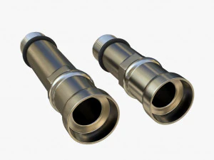 plumbing cables 01 fitting 3D Model