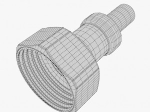 plumbing cables 01 nut 3D Model