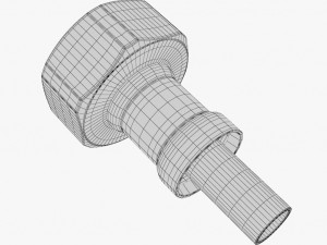 plumbing cables 01 nut 3D Model