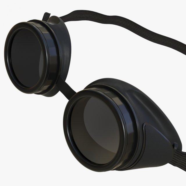 protective glasses 02 3D 모델 .c4d .max .obj .3ds .fbx .stl .blend 