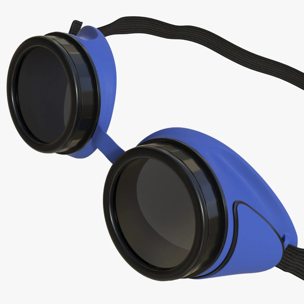 protective glasses 02 2 3D Model .c4d .max .obj .3ds .fbx .stl .blend