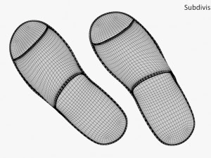 slippes 01 b 3D Model