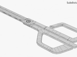 scissors 01 3D Модель