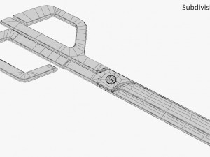 scissors 01 3D Модель