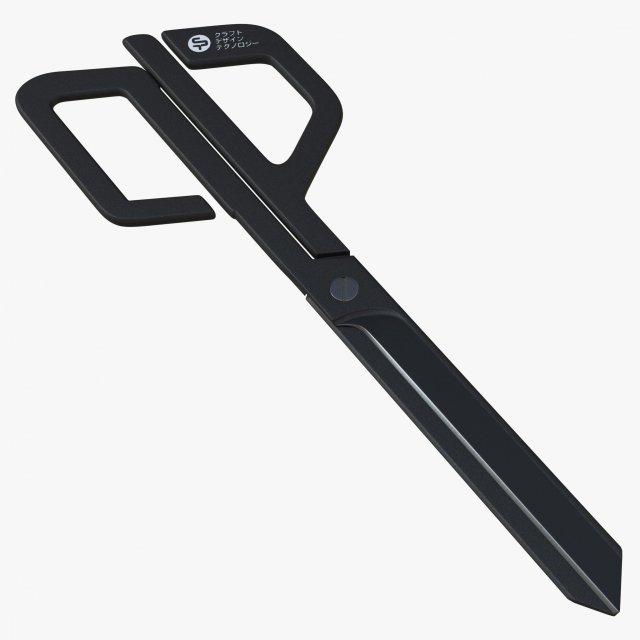 scissors 01 3D Модель .c4d .max .obj .3ds .fbx .stl .blend 