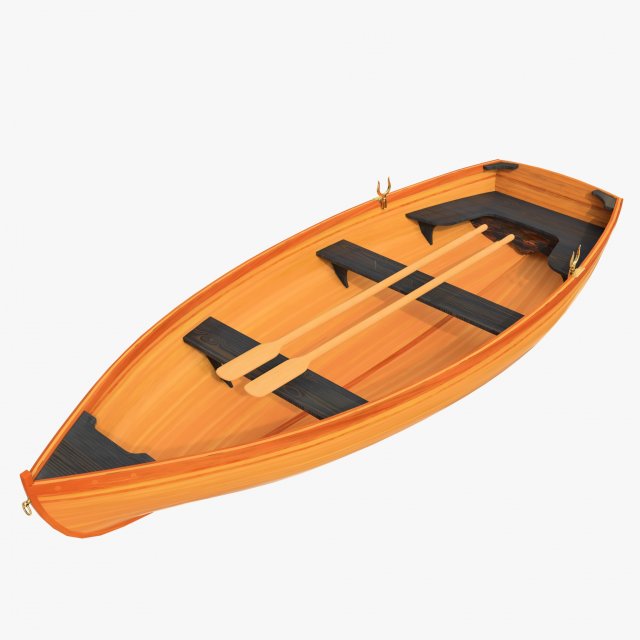 boat 01 Model 3D .c4d .max .obj .3ds .fbx .stl .blend 