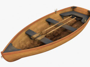 ボート01a 3Dモデル