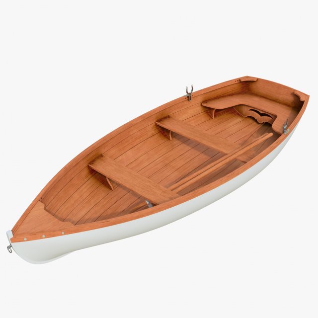 boat 01 b Model 3D .c4d .max .obj .3ds .fbx .stl .blend 