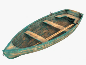 ボート01d 3Dモデル