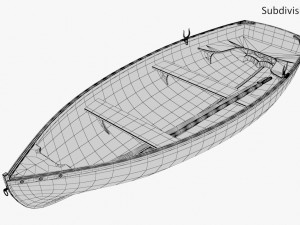 boat 01 d Model 3D