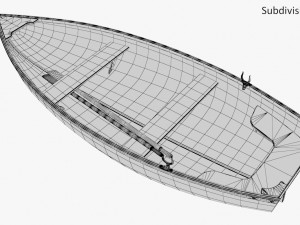 boat 01 d Model 3D