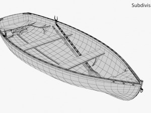 boat 01 d Model 3D