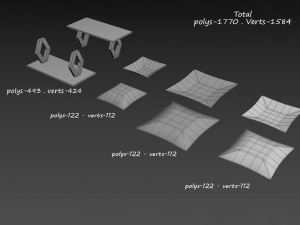 square plates 3D 模型