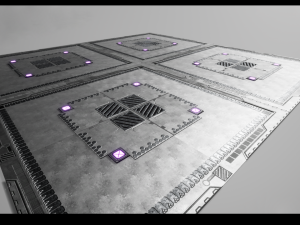 sci fi floor 3Dモデル
