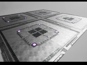 sci fi floor 3D Model