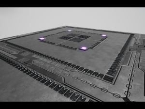 sci fi floor 3Dモデル