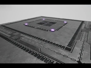 sci fi floor 3D Model
