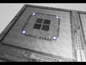 sci fi floor 3Dモデル