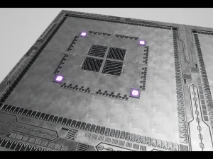 sci fi floor 3D Model