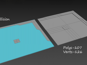 sci fi floor 3Dモデル