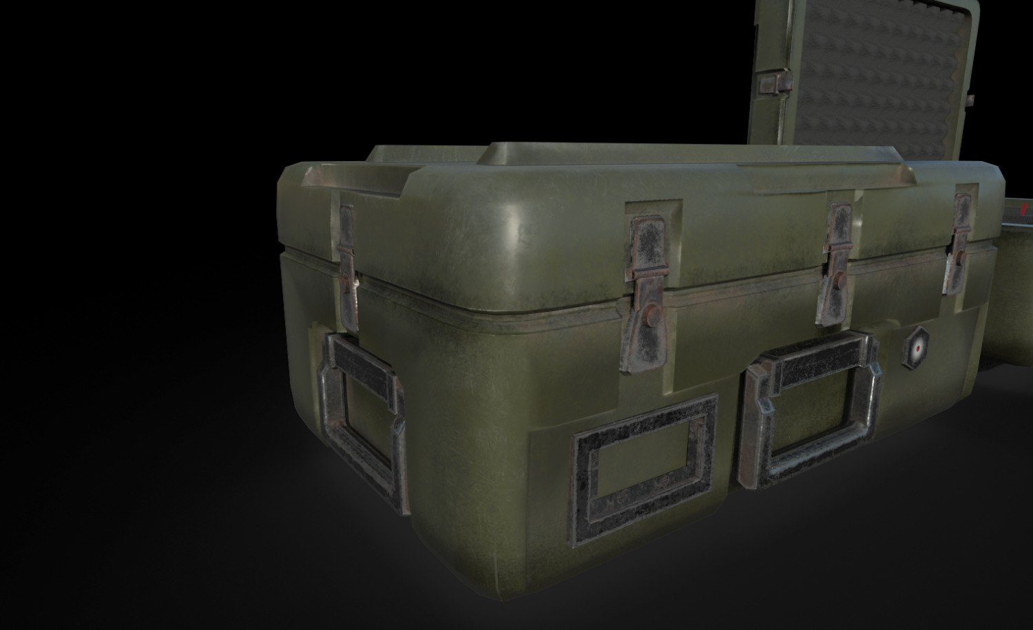 Кейс 3д модель. Military Case.