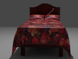 3d bed model 3D Model