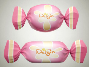 Candy and toffee mock up 3D Модель