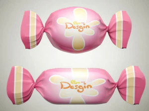 Candy and toffee mock up 3D Model