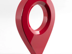 地图图钉 3D 模型