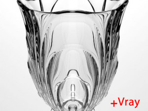 Crystal vase 3D Model