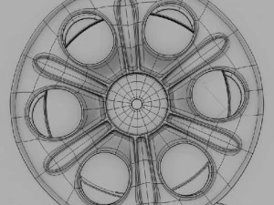 Film reel 3D Model