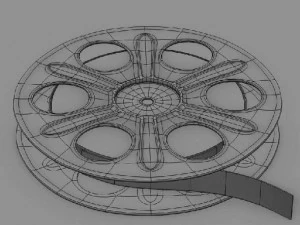 Film reel 3D Model