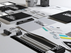 Stationery mock-up kit Model 3D