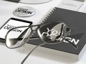 Stationery mock-up kit Modèle 3D