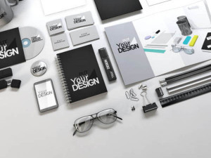Stationery mock-up kit Modèle 3D