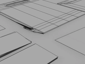 Stationery mock-up kit 3D Model