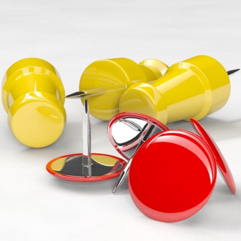 Pins 3D मॉडल .c4d .max .obj .3ds .fbx .stl .blend 