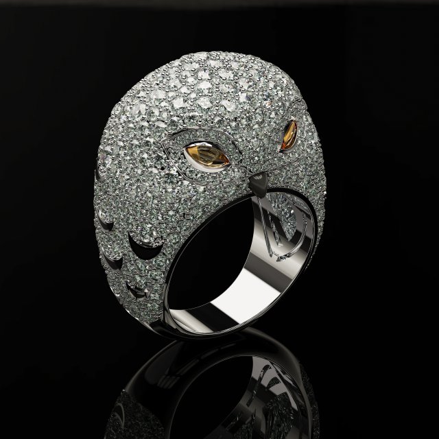 ring owl Modelo de impresión 3D .c4d .max .obj .3ds .fbx .stl .blend 