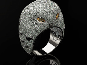 ring owl 3D 프린트 모델
