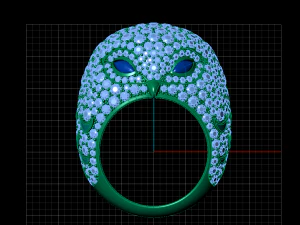ring owl 3D Print Model